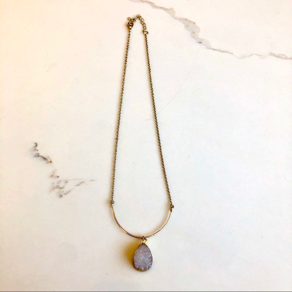 Geode necklace - Picture 2 of 3